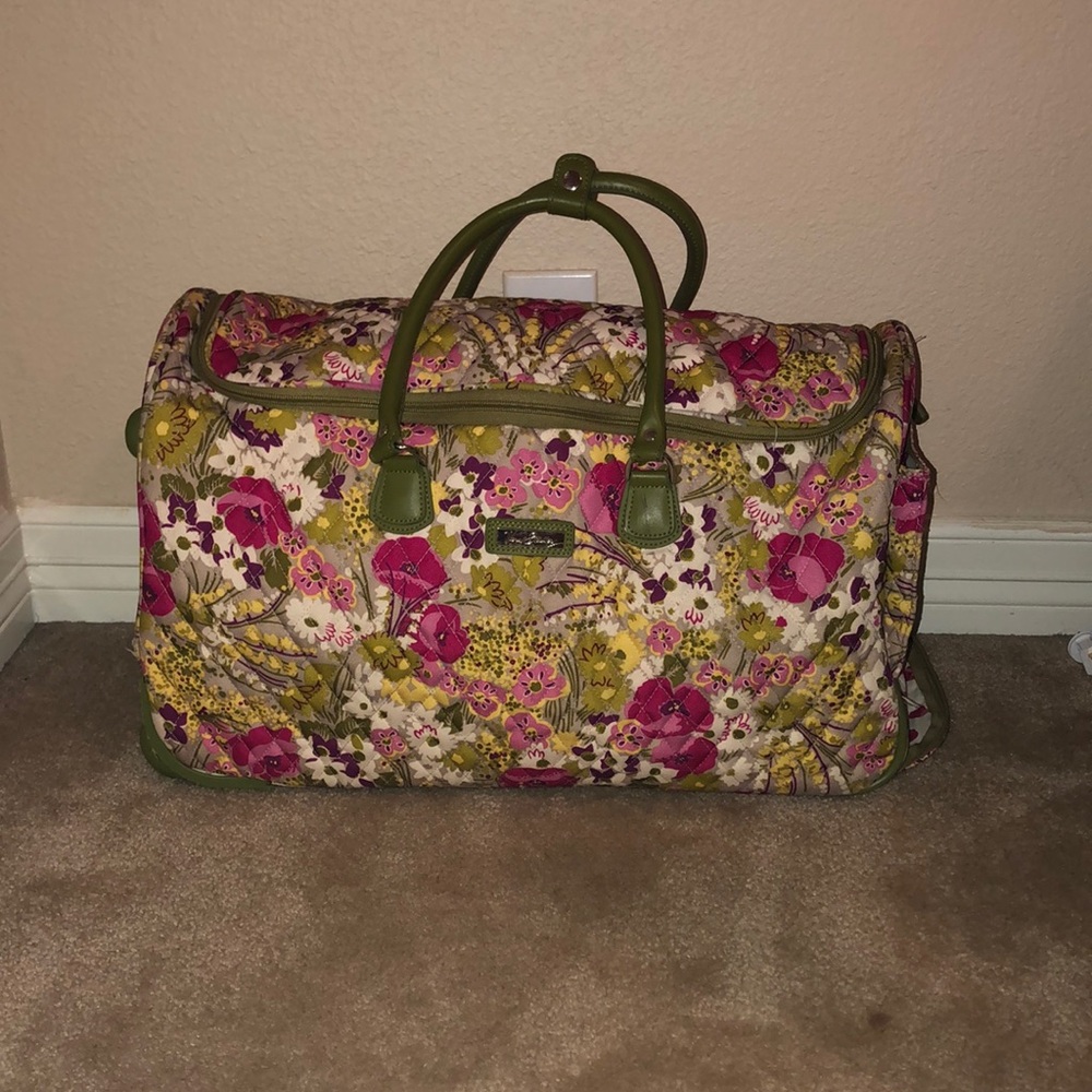 Vera Bradley Rolling Luggage - “Make me Blush”